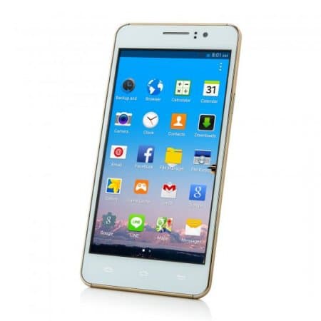 P7 Smartphone 5.0 inch QHD Screen MTK6572W Android 4.4 Smart Wake Gold