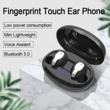 Bluetooth 5.0 Sport Headphones 9D Sound Earbuds Smart HD Call Touch-Control Earphone Real-Time Power Display