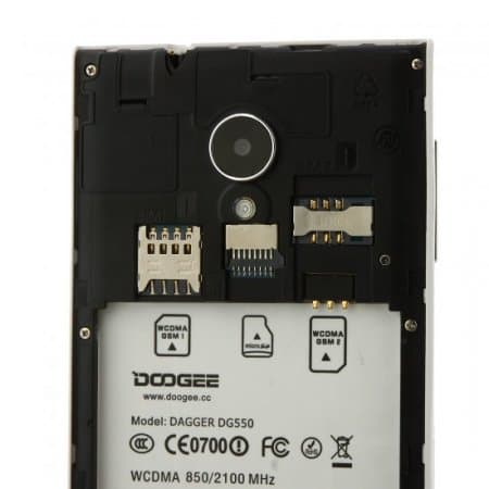 DOOGEE DG550 Smatphone MTK6592 Sreen HD OGS de 5.5 Pulgadas 1GB 16GB OTG