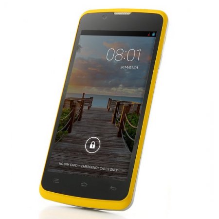 ZOPO ZP590 Smartphone Android 4.4 MTK6582 3G GPS 4.5 Inch QHD Screen- Yellow