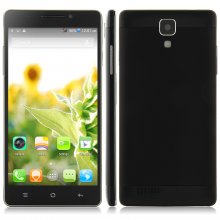 M7 Smartphone Android 4.4 MTK6582 Quad Core 1GB 8GB 5.5 Inch QHD Screen Black
