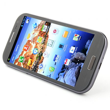 Used Feiteng H9500 S4 Smartphone Android 4.2 MTK6589 5.0 Inch HD IPS Screen - Grey