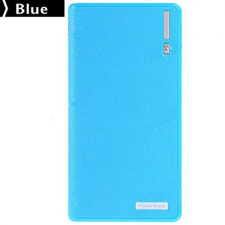 Fashion Wallet Pattern 20000mAh Mobile Power Bank for Smartphone Tablet PC