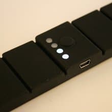Power Bank Wrist 1500mAh Battery Charger Mini USB Port Black