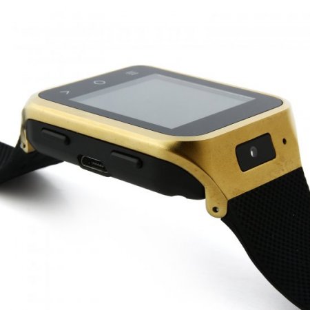 ZGPAX S8 Watch Phone Android 4.4 MTK6572W Dual Core 1.54 Inch 3G 512MB 8GB GPS Golden