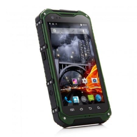 Tengda A9 Smartphone Android 4.4 MTK6582 4.3 Inch IP68 2GB 16GB NFC OTG 3G Green