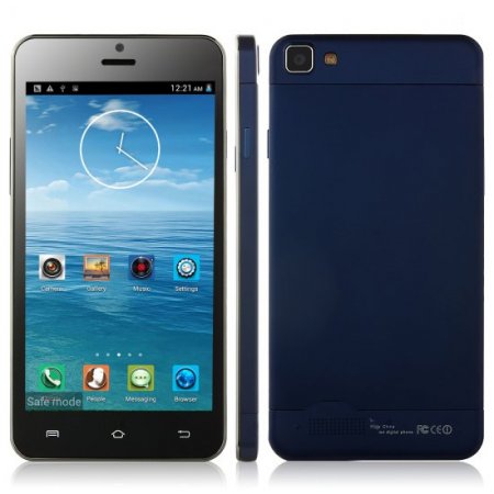 Tengda X3SW Smartphone Android 4.2 MTK6582 Quad Core 5.0 Inch QHD Screen OTG Dark Blue