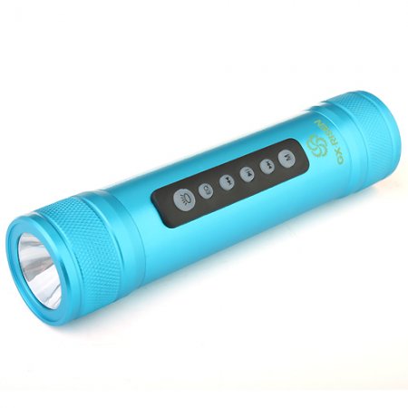 Portable Power Bank Media Sound Box Flashlight For MobilePhone