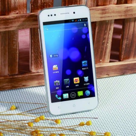 ZOPO ZP500 Libero Ultra-slim Smart Phone 4.0 Inch IPS Screen Android 4.0 MTK6575 - White