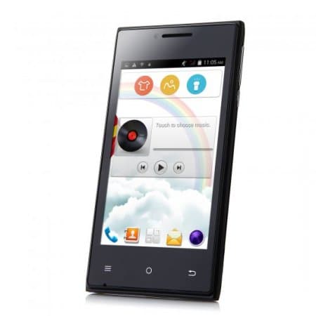Cubot GT72+ Smartphone Android 4.4 MTK6572W Dual Core 4.0 Inch 3G Wifi Black