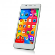 JIAKE M4 Smartphone Android 4.4 MTK6572 Dual Quad 5.0 Inch 2800mAh Battery White