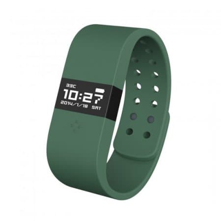 ERI Fitness Activity Tracker Bracelet Pedometer Sleep Monitor for Android ArmyGreen