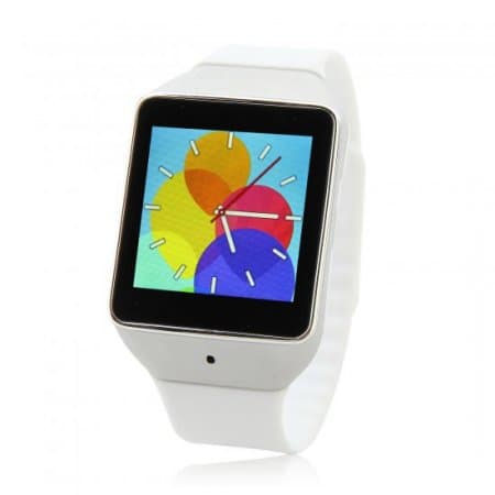 Atongm W006 Smart Bluetooth Watch 1.54 Inch Touch Screen with Mic - White