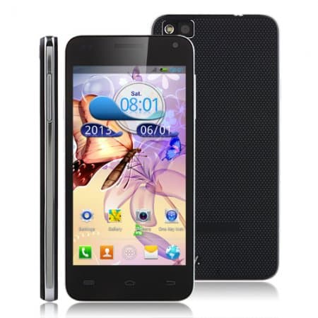 C2 Smartphone Android 4.2 MTK6572 Dual Core 1.2GHz 4.5 Inch 3G GPS - Black with Gift