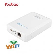 Yoobao YB-658 10400mAh WiFi Router + 3G + Power Bank White
