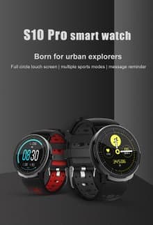 Outdoor sport smartwatch fitness watch heart rate blood pressure step calorie alarm clock multifunctional Bluetooth health smart watch