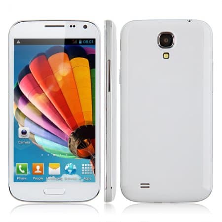 Used JIAKE I9500W Smartphone Android 4.2 MTK6582 Quad Core 1.3GHz 3G GPS 5.0 Inch