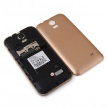 Tengda Mini M8 Smartphone Android 4.2 MTK6572W 4.3 Inch 3G GPS Golden