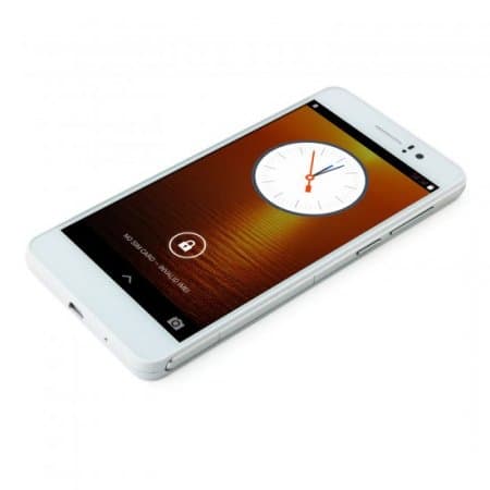 C6 Smartphone Android 4.4 MTK6582 5.0 Inch Gesture Sensing Smart Wake 3G White