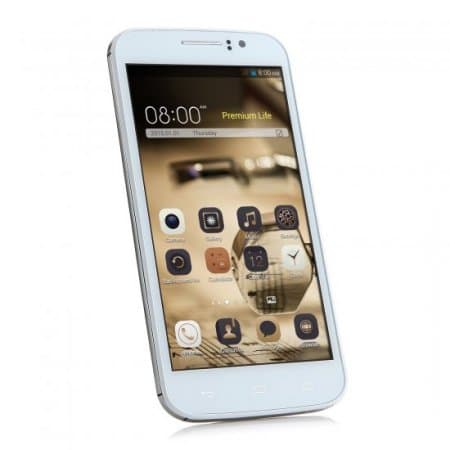 Tengda I8 Smartphone Android 4.4 MTK6572W Dual Core 5.0 Inch QHD Screen White