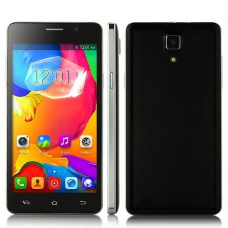 JIAKE M4 Smartphone Android 4.4 MTK6572 Dual Quad 5.0 Inch 2800mAh Battery Black