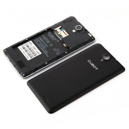 CUBOT S350 Smartphone MTK6582 Quad Core 2GB 16GB 5.5 Inch HD Screen OTG Black