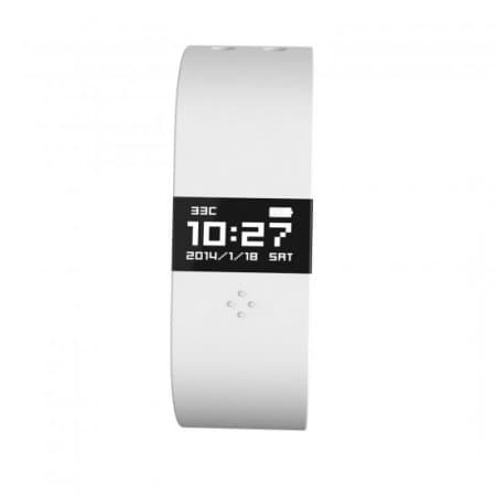 ERI Fitness Activity Tracker Bracelet Pedometer Sleep Monitor for Android iOS White