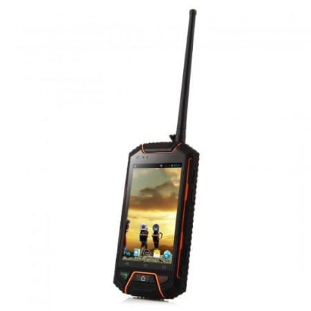 Tengda V6 Smartphone IP68 Android 4.2 MTK6572W 4.0 Inch PTT SOS Black&Orange