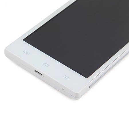 HD5000 Smartphone MTK6582 Quad Core Android 4.2 5.0 Inch 1GB 8GB - White