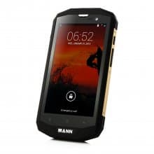 MANN ZUG 5S Smartphone 4G LTE IP67 Android 4.4 Quad Core 5.0 Inch HD Screen Black&Gold