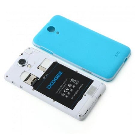 DOOGEE LEO DG280 Smartphone Anti-shock Android 5.0 MTK6582 1GB 8GB 4.5 Inch Blue