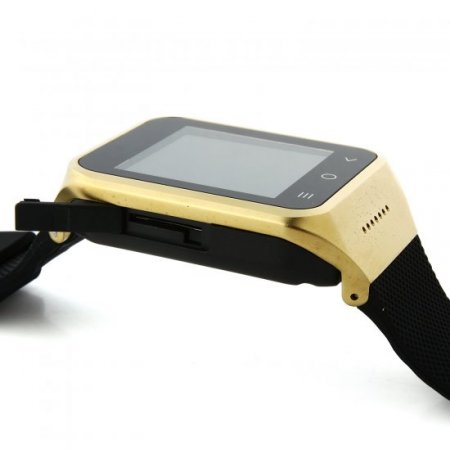 ZGPAX S8 Watch Phone Android 4.4 MTK6572W Dual Core 1.54 Inch 3G 512MB 8GB GPS Golden