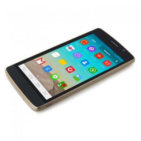 G3+ Smartphone Android 4.2 MTK6572W Dual Core 5.0 Inch 3G Smart Wake Up Golden