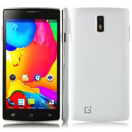 JIAKE G7 Smartphone Android 4.4 MTK6582 5.5 Inch Gesture Sensing Smart Wake White