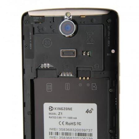 KINGZONE Z1 4G Smartphone 64bit MTK6752 Octa Core 2GB 16GB 5.5 Inch HD Screen