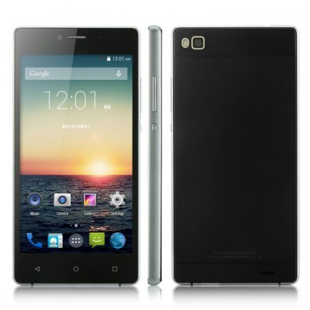 Tengda P8 Smartphone 5.0 Inch QHD MTK6572W Android 4.4 Smart Wake Black