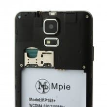 Mpie MP158+ Smartphone Android 4.4 MTK6582 Quad Core 5.0 Inch QHD Screen Black