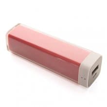 Fashion Portable 3100mAh Lipstick Style Mobile Power Bank for iPhone Mobile Phone 8 Color