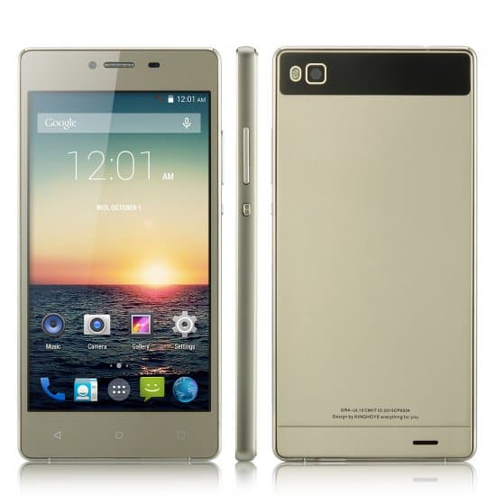 Tengda P8 Smartphone 5.0 Inch QHD MTK6572W Android 4.4 Smart Wake Gold