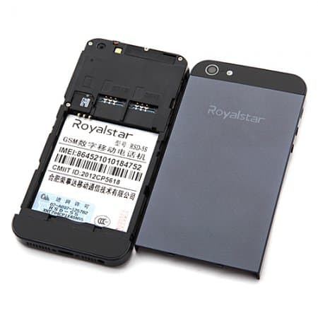Brand New Royalstar 5S Smartphone MTK6517 Dual Core Android 4.1 WiFi FM 4.0 Inch