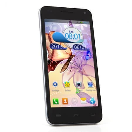 C2 Smartphone Android 4.2 MTK6572 Dual Core 1.2GHz 4.5 Inch 3G GPS - Black with Gift