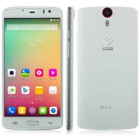 ECOO E04 Plus 3GB RAM Smartphone 4G LTE 64bit MTK6752 Octa Core 5.5 Inch FHD White
