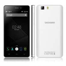 DOOGEE X5 Pro Smartphone 4G 64bit MTK6735 Quad Core 2GB 16GB 5.0 Inch HD Screen White