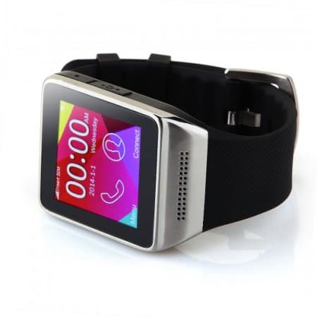 Atongm W008 Smart Watch Phone Bluetooth Watch 1.54inch Pedometer Anti-lost Black Sliver