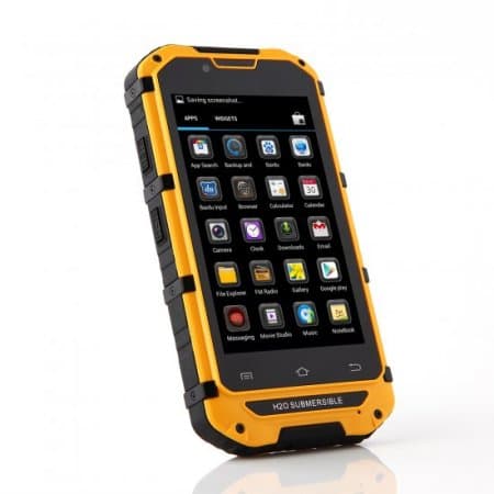 Tengda V6 Smartphone IP68 Android 4.2 MTK6572 4.0 Inch WiFi Yellow