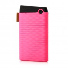 Cager B089 6000mAh Ultra Slim USB Power Bank for Smartphones Tablet PC Pink