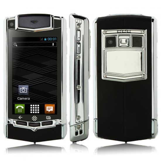 Mini V8 Smartphone Mini Phone Android 4.2 MTK6572 2.5 Inch Camera WiFi Silver