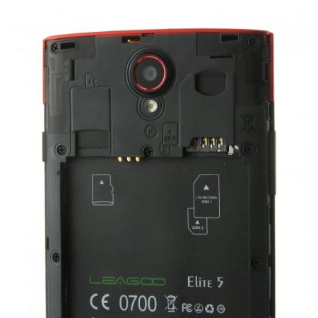 LEAGOO Elite 5 Smartphone 64bit MTK6735 Quad Core 5.5 Inch HD Android 5.1 4000mAh Black