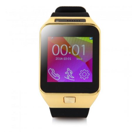 ZGPAX S29 Watch Phone Bluetooth Watch Quad Band 1.54 Inch FM Camera Golden