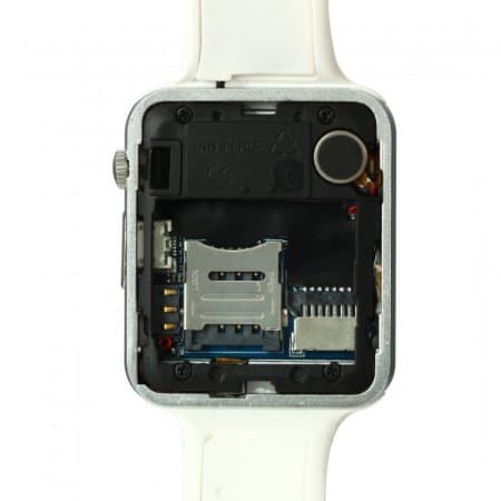iCou I6 Smart Watch Phone 1.54 Inch Touch Screen Bluetooth Camera FM White